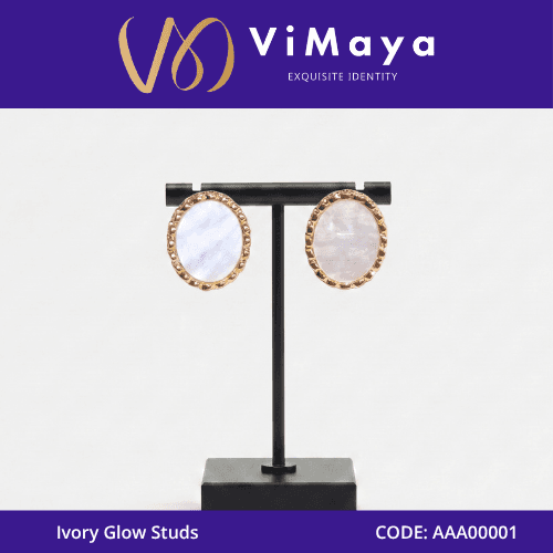 IVORY GOLD STUDS