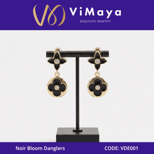 NOIR BLOOM DANGLERS