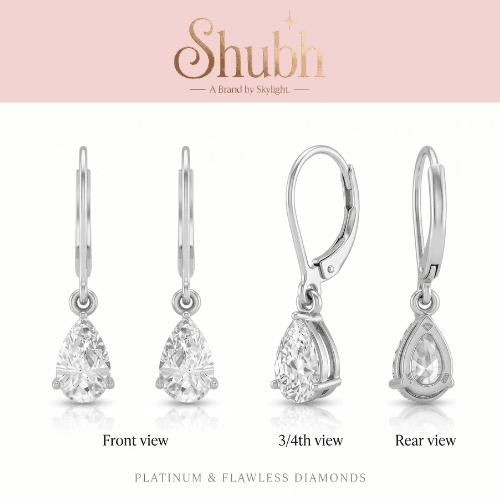 925 ELEGANT DROP SILVER EARRINGS
