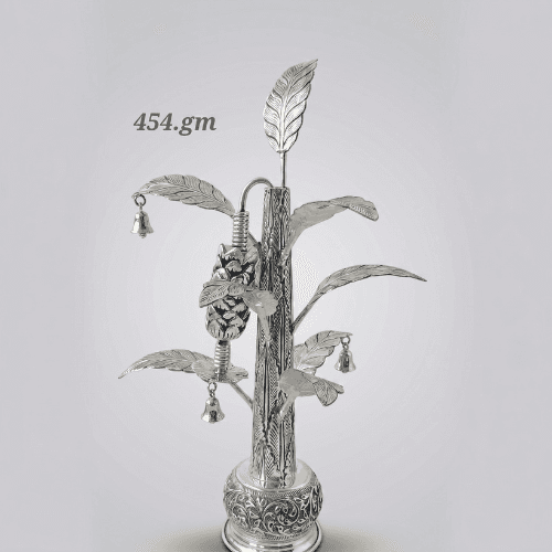 HANDCRAFTED 925 STERLING SILVER TREE – TRADITIONAL CHITAI WORK WISH-FULFILLING TREE