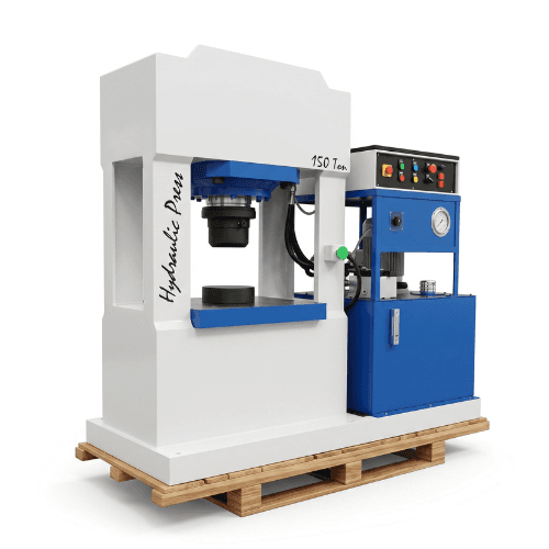 150 TON HYDRAULIC PRESS MACHINE  SEMI AUTO WITH PLC HMI DISPLAY