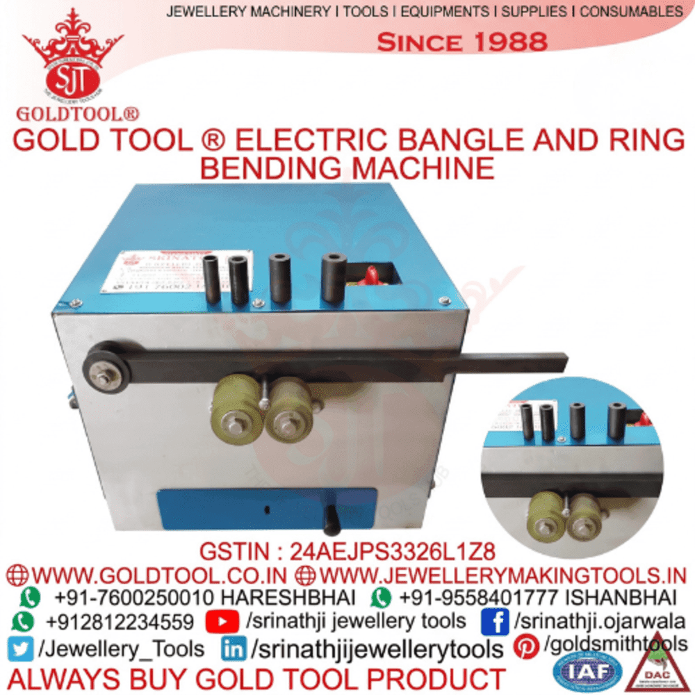 GOLD TOOL® ELECTRIC BANGLE AND RING BENDING MACHINE