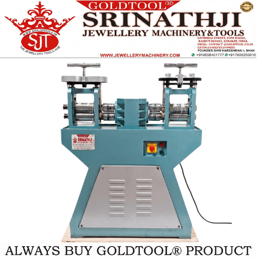 GOLD TOOL® WIRE & SHEET ROLLING DOUBLE HEAD MACHINE