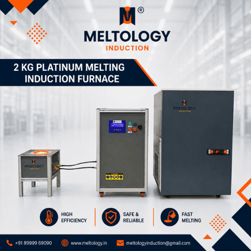 2KG PLATINUM MELTING INDUCTION FURNACE