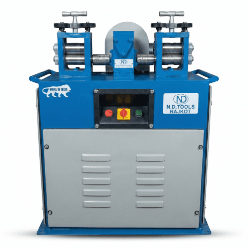 DOUBLE HEAD WIRE AND SHEET ROLLING MACHINE