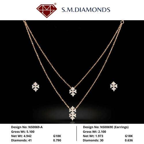 SM NECKLACE WITH EARRINGS SET-1