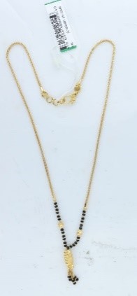 Plain Gold Fancy mala / mangalsutra