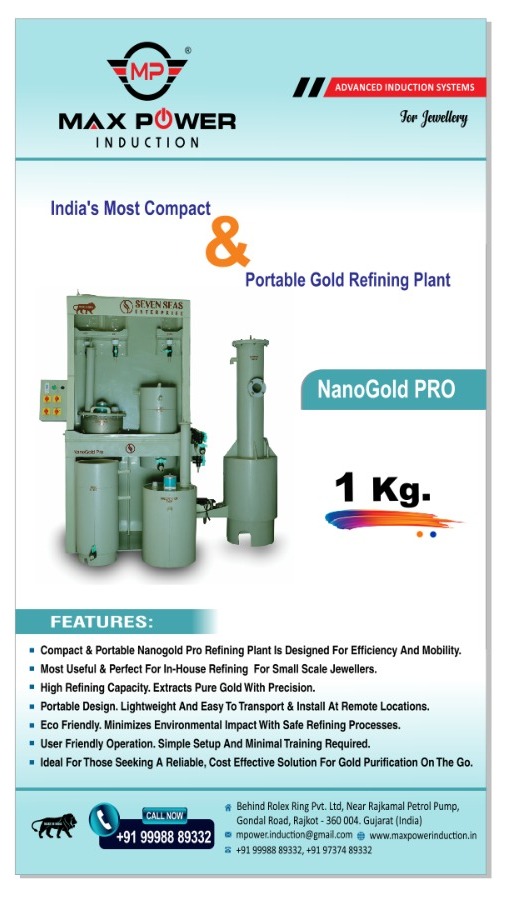 NanoGold PRO Gold Refining Plant