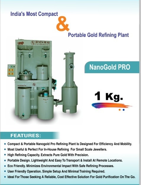 NanoGold PRO Gold Refining Plant