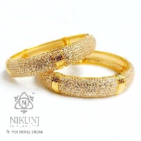 Gold Customised Bangles