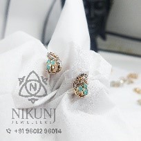 Gold Fancy Ear Tops
