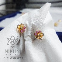 Gold Fancy Ear Tops