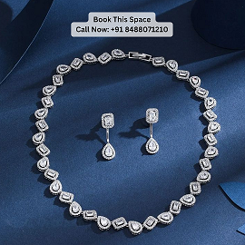 Diamond Necklace and Earrings