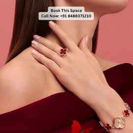 Gold Earrings and Bracelet