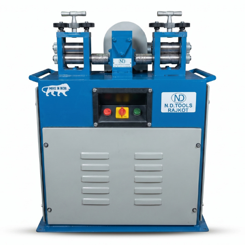 DOUBLE HEAD WIRE AND SHEET ROLLING MACHINE