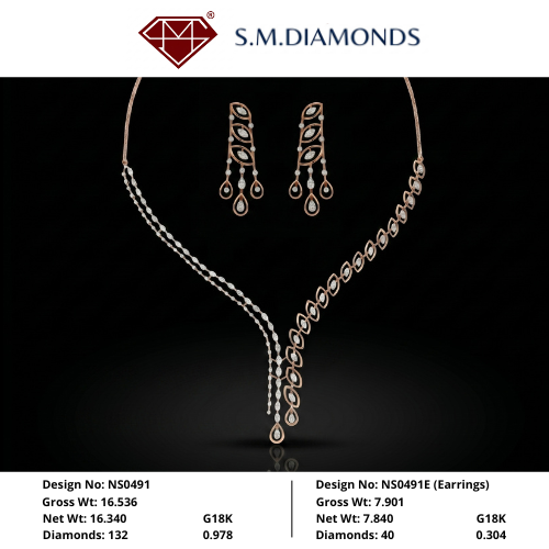 SM NECKLACE WITH EARRINGS SET-3